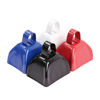 Unionpromo Cloche à vache en métal personnalisée avec logo imprimé pour événements sportifs
