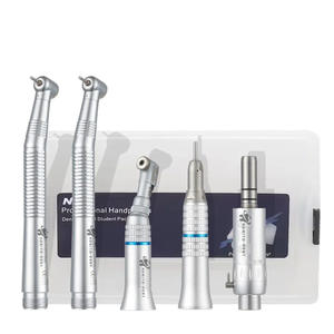 Tandheelkundige 2/4 Gaten Luchtturbine Kits 2 Hoge Drukknop Snelheid Handstuk + 1 Lage Snelheid Handpietset - Product Image 1
