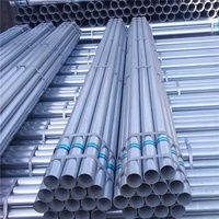Astm a500 q195 q235 16 inci jadwal 40 hot dip pipa bulat baja galvanis tabung baja gi grosir pipa baja lasan