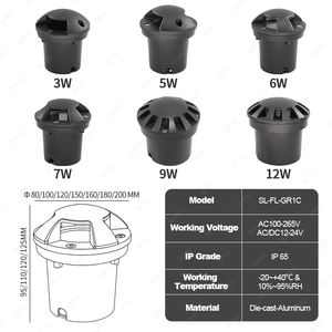 Étanche Pont Paysage Escalier Étape Lumière Led Extérieur Souterrain Lumière Jardin Chemin <span class=keywords><strong>Spot</strong></span> Encastré dans L'éclairage Au Sol - Product Image 2