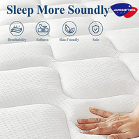 Matelas de sol de haute qualité pour hôtels, vente en gros, commande en ligne, matelas à ressorts ensachés et mousse à mémoire de forme, tailles Queen, Twin, King