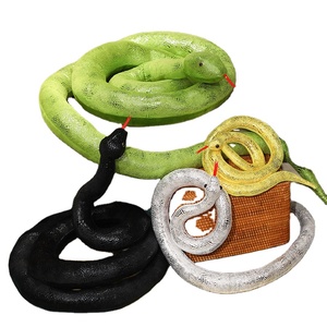 Juguete de Peluche de Serpiente del Zodiaco Unisex, Serpiente Falsa Realista Grande, Súper Suave, de Algodón PP y Poliéster Lavado, Accesorio para Bromas, Alivio del Estrés - Product Image 2