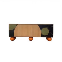 Meubles de salon modernes de luxe léger, console de salle à manger et de chambre à coucher en laiton faite à la main, armoire haut de gamme grande capacité et durable