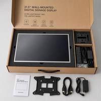 Pantalla Digital Publicitaria LCD IPS de 21.5 Pulgadas, Montada en Pared, 1080P Full HD, con CMS Integrado, Base en la Nube, RDM y WiFi