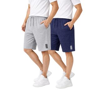 Plus Size Men's Cotton Bermuda Shorts Casual <b>Drawstring</b> Knee Length Short Pants 4XL 5XL Beach Wear - Product Image 1