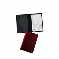 NOUVEAU Porte-passeport en velours PVC, protège-documents de voyage, sans fermeture, multifonctionnel pour les voyages, porte-cartes PVC