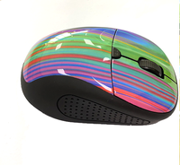 Souris optique USB sans fil MINI 2,4 GHz rétroéclairée par LED, 4 boutons 4D, pour ordinateur portable, 1200 DPI, pour droitiers/gauchers, en stock