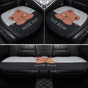 Custom Full Set Auto Seats Cushion <b>Car</b> <b>Interior</b> Accessories Seat Cushion Three-piece Set Universal - Product Image 6