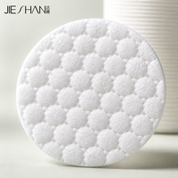 Tampons de coton ronds épais à 1 couche, personnalisables avec logo OEM, certifiés ISO9001, sans peluches, pour le nettoyage du visage
