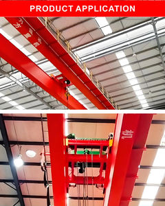 Grúa aérea de carro de elevación eléctrica de doble viga de 20 toneladas de diseño profesional - Product Image 3