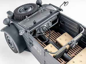 FMS ROCHOBBY 1:12 Échelle Type82 Kubelwagen RTR 2.4G 4WD <span class=keywords><strong>4X4</strong></span> Télécommande RC Armée Camion Jouet avec Lumières pour Adultes Enfants - Product Image 6