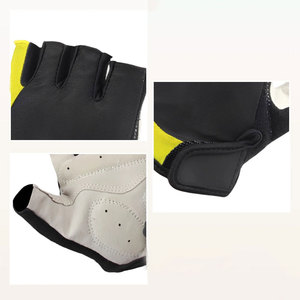 Guantes Deportivos de Ciclismo de Medio Dedo con Diseño Único, Ligeros, de Alta Calidad, Antideslizantes, con Correa Ajustable para la Muñeca, para Exteriores - Product Image 4