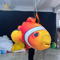 Ballon gonflable classique de poisson de clown de poisson de mer pour la décoration suspendue d'étape de fête d'école