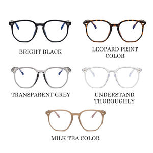 Gafas Ópticas Unisex Anti Luz Azul al por Mayor, Servicio OEM, Gafas de Computadora de PC Transparentes <span class=keywords><strong>Negras</strong></span> de Moda Baratas - Product Image 4