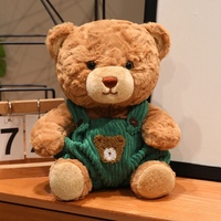 Adorable ours en peluche, peluche douce pour la décoration de la maison, ornement de canapé, cadeau d'anniversaire pour enfants, vente en gros, personnalisable