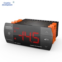 Contrôleur de température numérique Elitech EK-3021 avec écran tactile, alarme de dégivrage et sortie double capteur
