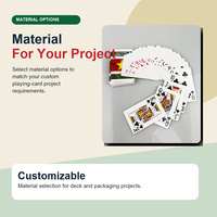 Cartes à jouer de poker personnalisées écologiques et durables pour la famille, dos de cartes à étoiles rouges/vertes/jaunes, coins arrondis, boîte en papier