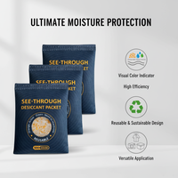 Sacs absorbants d'humidité portables FYD 500g, déshydratant à ingrédients hautement actifs, déshumidificateur, protection anti-moisissure et anti-humidité pour appareil photo