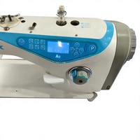 Machine à coudre industrielle à entraînement direct JACK A5 d'occasion à point noué entièrement automatique avec coupe-fil, aiguille unique pour vêtements