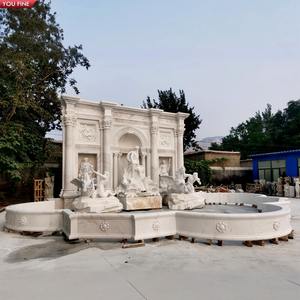 Fontaine d'eau de jardin en pierre de <span class=keywords><strong>Trevi</strong></span> décorative de Rome Poséidon - Product Image 2