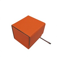 Boîte de rangement multifonctionnelle en bambou pour cartes de sport, compatible avec plus de 100 cartes de Yugioh Pokemon TCG, pliable carrée