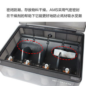 Ailecool Déshydratant AMS Consommables 8 Paquets pour Déshumidification de Matériaux d'Imprimante 3D Bambou Écologique - Product Image 2