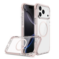 Étui de téléphone portable magnétique transparent antichoc de conception sportive en TPU PC TPE Colorfu pour 17 Pro Max