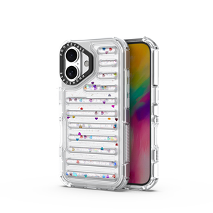 Funda <span class=keywords><strong>de</strong></span> teléfono con cápsula <span class=keywords><strong>de</strong></span> purpurina colorida para <span class=keywords><strong>iPhone</strong></span> 16 <span class=keywords><strong>Pro</strong></span> <span class=keywords><strong>Max</strong></span> 16 Plus 15 14 13 <span class=keywords><strong>Pro</strong></span> <span class=keywords><strong>11</strong></span> XS <span class=keywords><strong>Max</strong></span>, protección completa, funda transparente a prueba <span class=keywords><strong>de</strong></span> golpes - Product Image 4