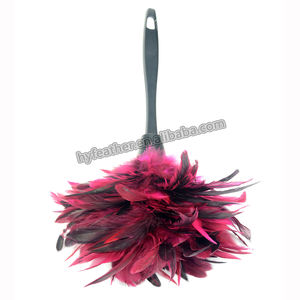 <span class=keywords><strong>Plumeau</strong></span> de plumes de poulet naturel coq de poulet <span class=keywords><strong>rose</strong></span> réutilisable bon marché écologique pour les fournitures de nettoyage maison voiture bureau - Product Image 1