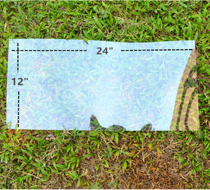 8 lembar 0.19mm lembar Mylar asetat 305X610mm lembar stensil kosong hewan peliharaan transparan untuk <span class=keywords><strong>Cricut</strong></span> - Product Image 2