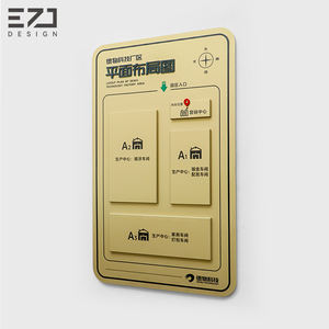 Letrero de guía de evacuación <span class=keywords><strong>y</strong></span> diseño de fábrica, mapa de orientación con plan de <span class=keywords><strong>salida</strong></span> de emergencia, señalización de Directorio de tablero de guía - Product Image 6