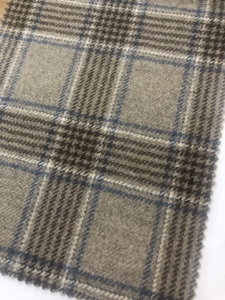 100W flanelle <span class=keywords><strong>kaki</strong></span> carreaux mérinos italien tissus de costume peignés - Product Image 3