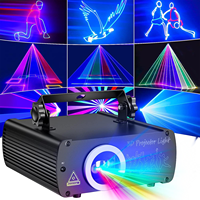 WANRAY Haute Qualité 500mw 3D Son Auto Animation Pleine Couleur Scène Lumières pour Boîte De Nuit Led Disco Laser Lumière