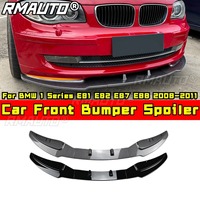 Spoiler de pare-chocs avant, diffuseur, séparateurs, protection pour BMW Série 1 E81 E82 E87 E88 2008-2011, kit carrosserie, accessoires auto