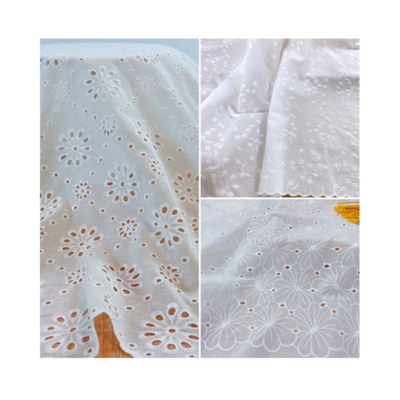 Water Soluble Lace Embroidered African Lace