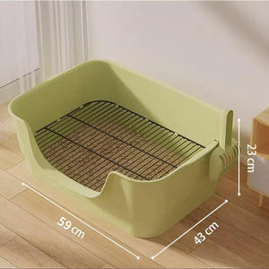 Dispensador de Bolsas para Excrementos de Perro, Diseño Abierto Entrenable, Extra Grande 20L, Plástico Resistente y Duradero, Compatible con Arena de Tofu, Suministros de Limpieza para Mascotas - Product Image 1