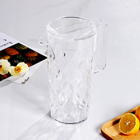 Pot à jus en matière plastique OEM ODM pichet à eau pichet à perfusion incassable bouteille d'eau infuseur de fruits