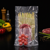 Sacs sous vide en nylon gaufré, matériau alimentaire conforme aux normes FDA, texture personnalisée, pochette d'emballage sous vide pour légumes et viandes