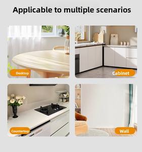 Autocollant auto-adhésif écologique à motifs géométriques, imperméable, résistant à l'huile, épaissi, pour <span class=keywords><strong>porte</strong></span> d'armoire, comptoir, <span class=keywords><strong>cuisine</strong></span>, salle de bain - Product Image 4