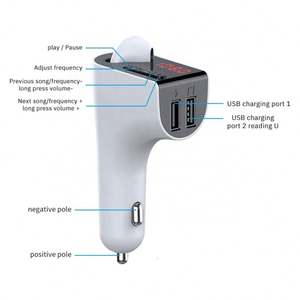 LUTU Nuevo producto Auricular Radio Transmisor Fm <span class=keywords><strong>Mp3</strong></span> con transmisor Fm inalámbrico - Product Image 5