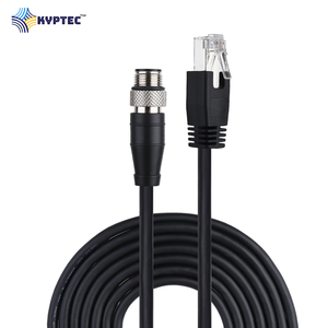 RJ-45-TO-M12-8P สายกล้องอุตสาหกรรมที่มีรหัส - Product Image 2