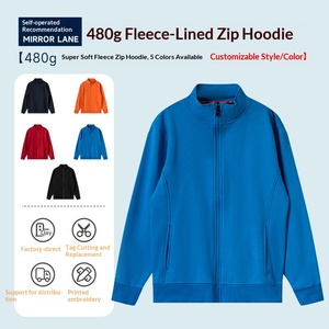 <span class=keywords><strong>Felpa</strong></span> <span class=keywords><strong>con</strong></span> Cappuccio e Colletto Alto <span class=keywords><strong>con</strong></span> <span class=keywords><strong>Cerniera</strong></span> in Pile di Pelliccia di Volpe Argentata - Cappotto Invernale in Cotone di Marca Vintage e Trendy - Product Image 1