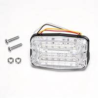 Feux de signalisation à LED 36W, clignotants latéraux, boîtier en alliage d'aluminium, multicolores, feux de détresse clignotants pour camion, IP65