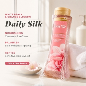 Gel Douche Hydratant Quotidien OEM ODM Effet Soie Parfum Pêche Blanche & <span class=keywords><strong>Fleur</strong></span> <span class=keywords><strong>d</strong></span>'<span class=keywords><strong>Oranger</strong></span> pour une Peau Douce et Soyeuse 20 fl oz Lot <span class=keywords><strong>de</strong></span> 4 - Product Image 2