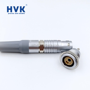 Совместим с B серией FGG 3B газо-Электрический коаксиальный Гибридный разъем круговой металлический авиационный разъем, вилка медицинского оборудования - Product Image 2