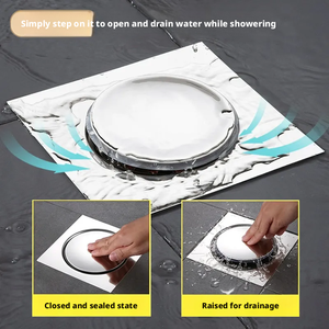 Trampa para <span class=keywords><strong>Cucarachas</strong></span> para Desagües de Suelo, de Metal Resistente, Enchufable y Listo para Usar, para Cocina y Baño - Product Image 4