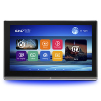 Layar TV Mobil Hiburan Kursi Belakang 4G11.6 Inch 4+64G 4K WIFI Android Headrest Monitor IPS Layar Sentuh Penuh untuk Universal