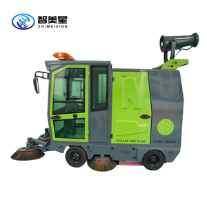 ZMX-S2500A <span class=keywords><strong>Aspirateur</strong></span> électrique vert Machine de nettoyage des sols pour l'extérieur Industrie Balayeuse de sols avec balais pour le nettoyage des voitures <span class=keywords><strong>et</strong></span> des camions - Product Image 5