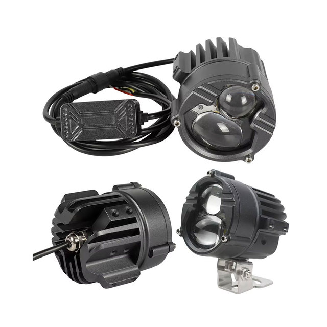LED Headlight Motorcycle Projector Lens Motorbike Driving Spotlights 3000K 6000K FOG LAMP for Car Truck