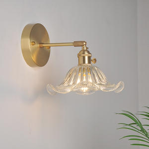 Lampe murale rétro en laiton de style japonais, moderne, nordique, simple, pour chevet, miroir de salle de bain et <span class=keywords><strong>porte</strong></span> d'entrée - Product Image 1